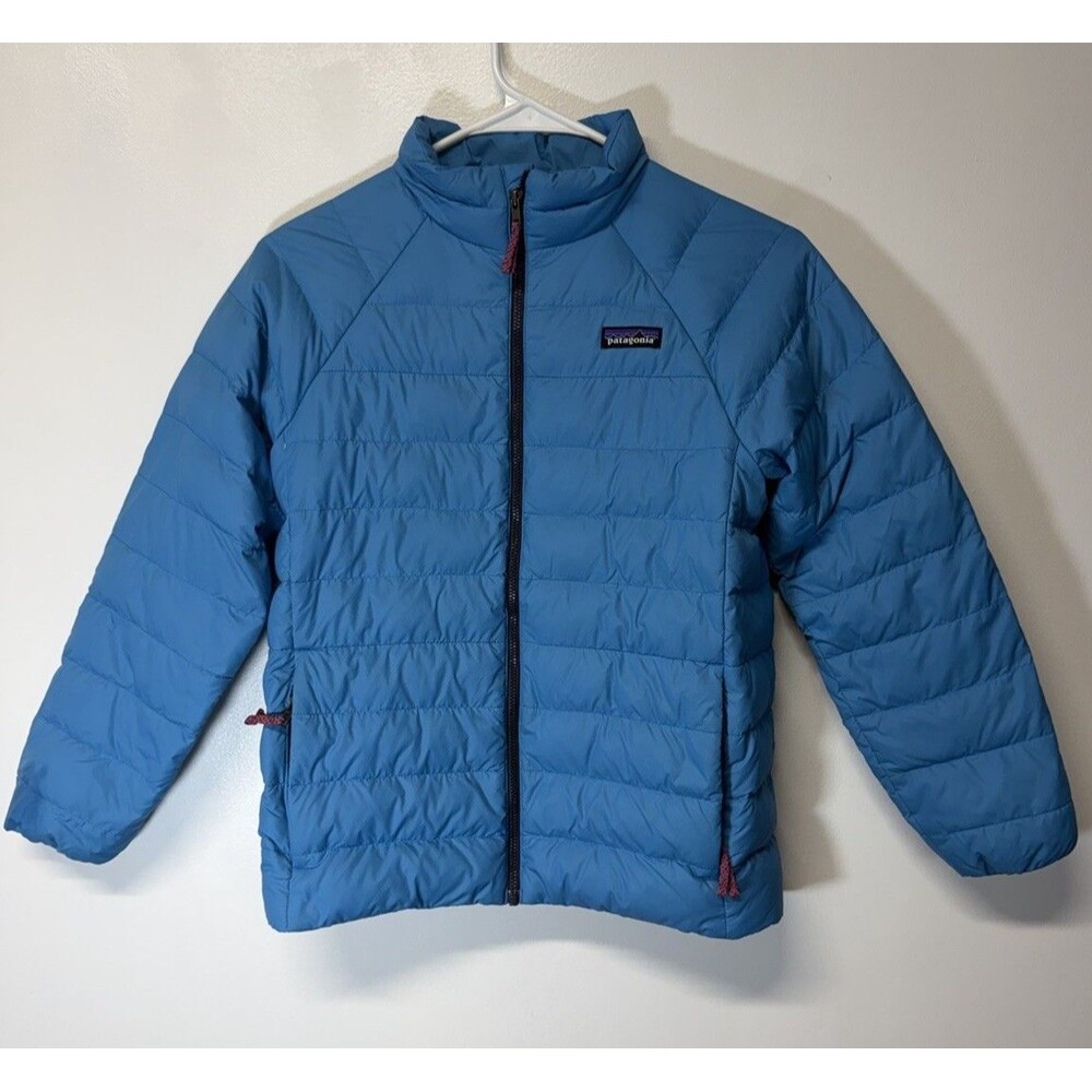 PATAGONIA Down Sweater Jacket Blue 68625 Kids Unisex Sz M 10